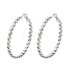 304 Stainless Steel Hoop Earrings EJEW-S250-04A-P-4