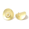 Rack Plating Brass Enamel Stud Earrings EJEW-B062-05A-G-2