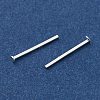 Brass Flat Head Pins KK-H502-01A-S-2