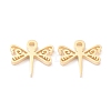 304 Stainless Steel Charms STAS-I151-06G-2