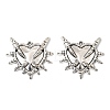 Gothic Tibetan Style Alloy Pendants TIBEP-K001-02B-AS-1