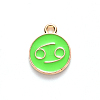 Alloy Enamel Pendants LS-ENAM-S124-01B-06D-2