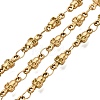 5M 304 Stainless Steel Skull Link Chains SA-CBA7953-18G-1