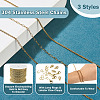 12M 3 Styles 304 Stainless Steel Chains CHS-TA0001-62-5