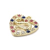 Snake Shape Alloy Rhinestone Pendants PALLOY-Q030-01D-2