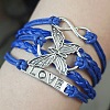 Imitation Leather Multi-strand Bracelets WG22DAF-07-1