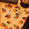 Gorgecraft 40Pcs 4 Styles Halloween Theme Opaque Resin Cabochons RESI-GF0001-09-4