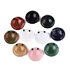Natural & Synthetic Mixed Stone Thumb Worry Stone GG-Q601-12-1