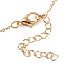 Brass Pave Cubic Zirconia Pendnat Necklaces NJEW-M219-01G-3