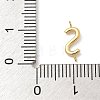 304 Stainless Steel Letter Connector Charms STAS-M108-01G-19-3