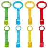 SUPERFINDINGS 8Pcs 8 Style Plastic Play Bed Pull Ring AJEW-FH0001-94-2