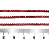 Transparent Glass Beads Strands X-GLAA-H027-01C-5