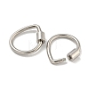 Non-Tarnish 304 Stainless Steel Screw Carabiner Lock Charms LS-STAS-C092-01B-P-2