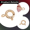 20Pcs Brass Spring Ring Clasps KK-BBC0027-68B-G-5