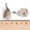 Natural Mexican Agate Pendants G-U002-01P-F-3