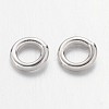Brass Open Jump Rings X-JRC4mm-NF-2