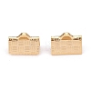 304 Stainless Steel Ribbon Crimp Ends LS-STAS-P249-27B-G-1
