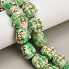 Buddhist Dyed Synthetic Turquoise Beads Strands GG-CBAAE19-01-1