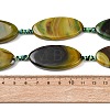Natural Banded Agate Beads Strands G-F825-A01-01B-5