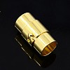 Brass Locking Tube Magnetic Clasps KK-Q089-M-3