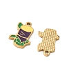 Fruit 304 Stainless Steel Enamel Pendants SA-CBA49D2-11G-03-2
