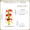 10Pcs Plastic Table Centerpiece Decoration FEPA-WH0008-003B-2