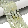 Natural New Jade Beads Strands G-P497-01E-30-2
