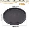 1Pc Flat Round Ceramic Jewelry Display Trays AJEW-BBC0002-49B-2