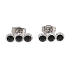 304 Stainless Steel Stud Earrings EJEW-F361-01P-2