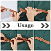 8 Sets PU Leather Sew on Toggle Buckles AJEW-HS0001-54D-3