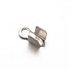 Tarnish Resistant 304 Stainless Steel Folding Crimp Ends X-STAS-E103-09A-1