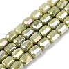 Anti-Tarnish Electroplate Glass Beads Strands EGLA-N027-03A-13-1