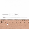 Rhodium Plated Sterling Silver Threader Earrings X-STER-N0001-027-2