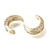Brass Micro Pave Clear Cubic Zirconia Beads LS-CU-CBAC809-01G-2