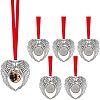 6Pcs Alloy Pendant Cabochon Settings HJEW-FH0001-23-1