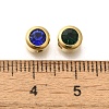 Ion Plating(IP) 304 Stainless Steel Micro Pave Cubic Zirconia Beads STAS-K263-74G-3