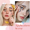 4 Sheets 4 Styles Acrylic Imitation Pearl Stickers Paper Sheets for Craft DIY-SP0002-64D-5