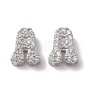 925 Sterling Silver Micro Pave Cubic Zirconia Beads STER-Z005-15P-A-1
