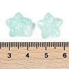 Transparent Spray Paint Glass Beads GLAA-H035-02I-3