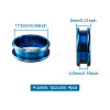 316L Titanium Steel Grooved Finger Ring Settings FIND-TA0001-13-20