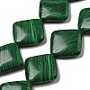 Synthetic Malachite Beads Strands G-B071-B01-01-1