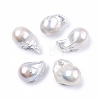 Natural Baroque Keshi Pearl Beads PEAR-N020-J13-1