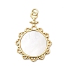 Natural Shell Pendants KK-H529-02G-01-1