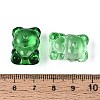 Baking Paint Transparent Glass Beads DGLA-N018-02D-4