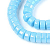 AB Color Plated Opaque Glass Beads Strands LS-GLAA-T026-3x6mm-P06-3