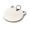201 Stainless Steel Stamping Blank Tag Pendants STAS-H438-03P-1-2
