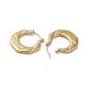 Hexagon 201 Stainless Steel Half Hoop Earrings for Women EJEW-G385-27G-2