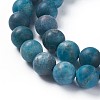 Natural Apatite Beads Strands G-F617-02-8mm-3