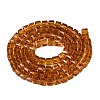 Transparent Glass Beads Strands GLAA-R041-8x8mm-A08-2