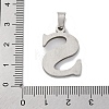 201 Stainless Steel Pendants STAS-Q342-53P-S-3